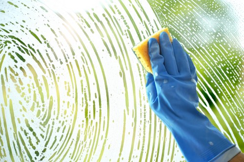 Cleaning windows and surfaces after construction work