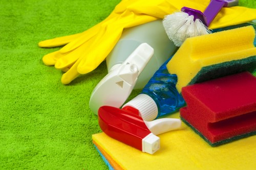 Team assessing details of a carpet cleaning complaint process