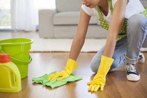 Professional Clapham carpet cleaners using safe working practices